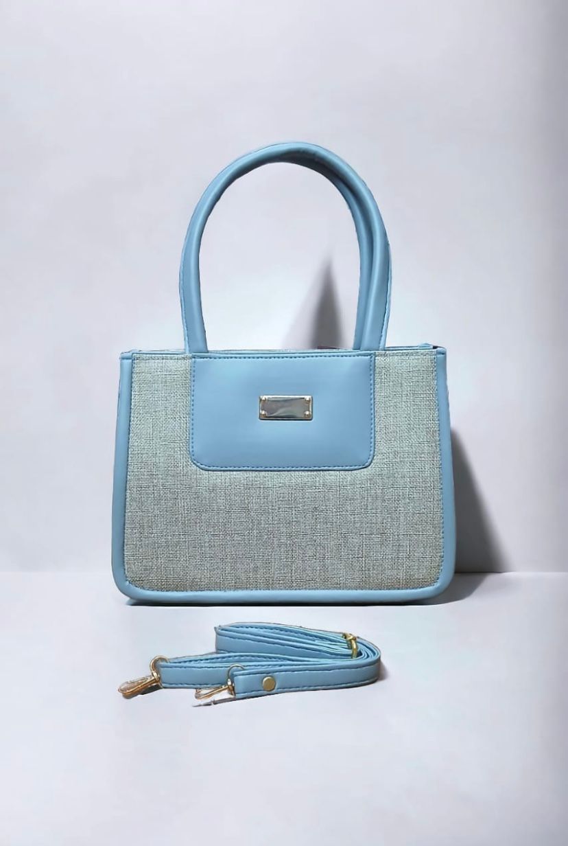 Vintage Box Bag ( Light Blue )